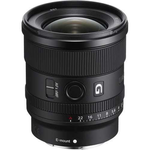 עדשה Sony 20mm f/1.8 E-mount FE G