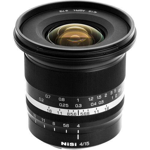 עדשה Nisi Lens 15mm f/4 עם חיבור E-Mount