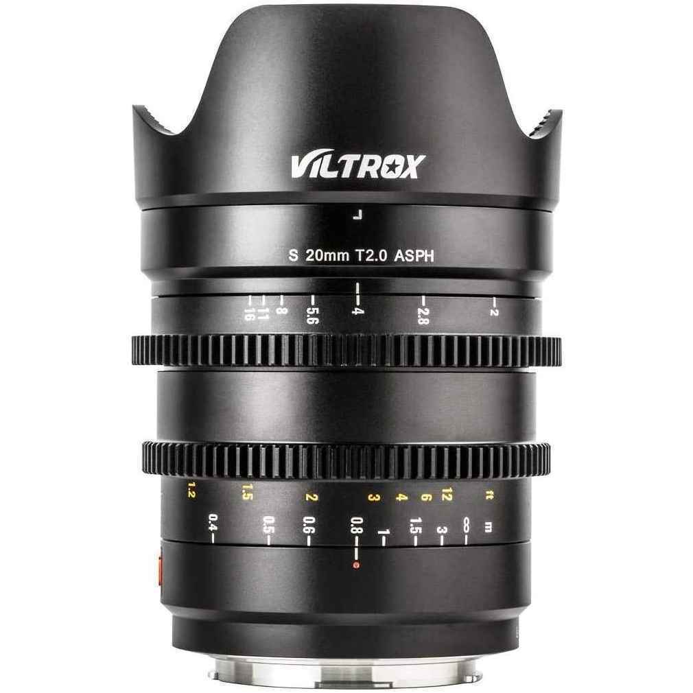עדשה viltrox 20mm T2.0 למצלמות Sony E