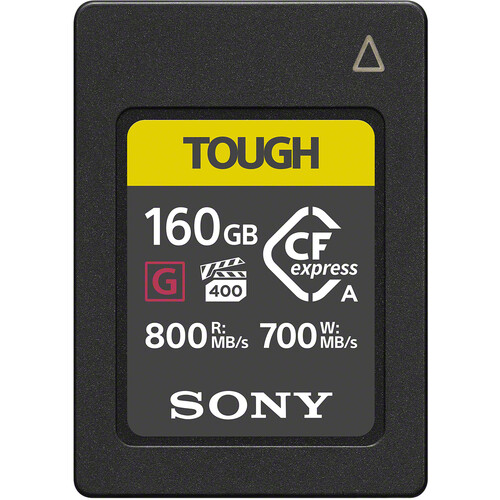 כרטיס זיכרון Sony 160GB 700mb/s Tough CF EXpress Type A