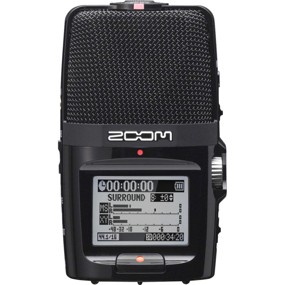 מקליט סאונד נייד מקצועי קומפקטי Zoom H2n