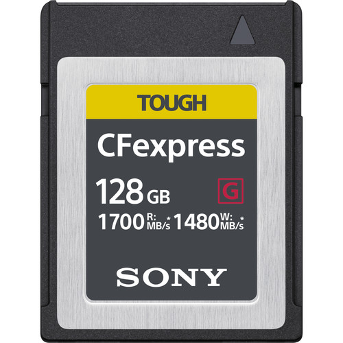 כרטיס זיכרון Sony 128GB 1480mb/s Tough CF EXpress Type B