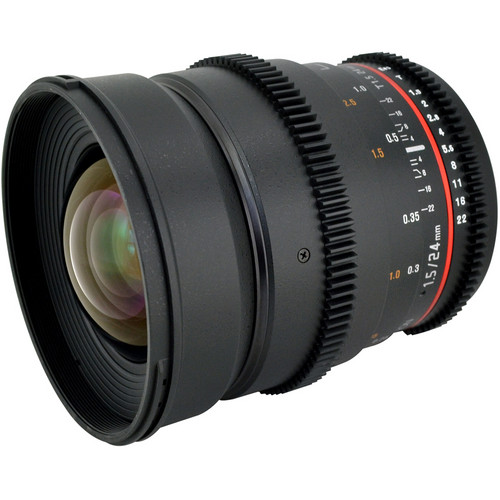 עדשה Samyang "cine" 24mm f/1.5 לניקון