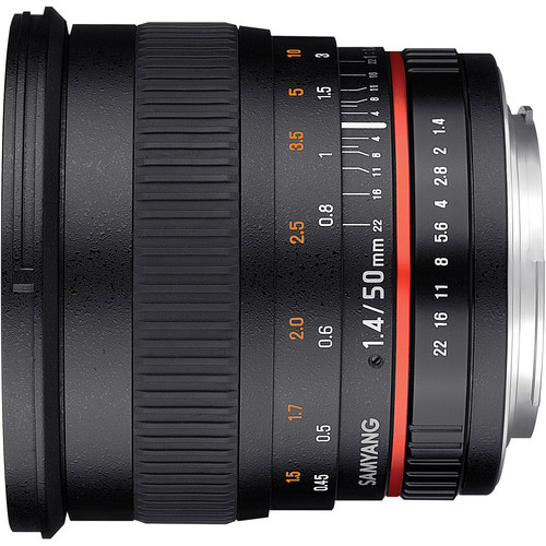 עדשה Samyang 50mm f/1.4 AS UMC לניקון