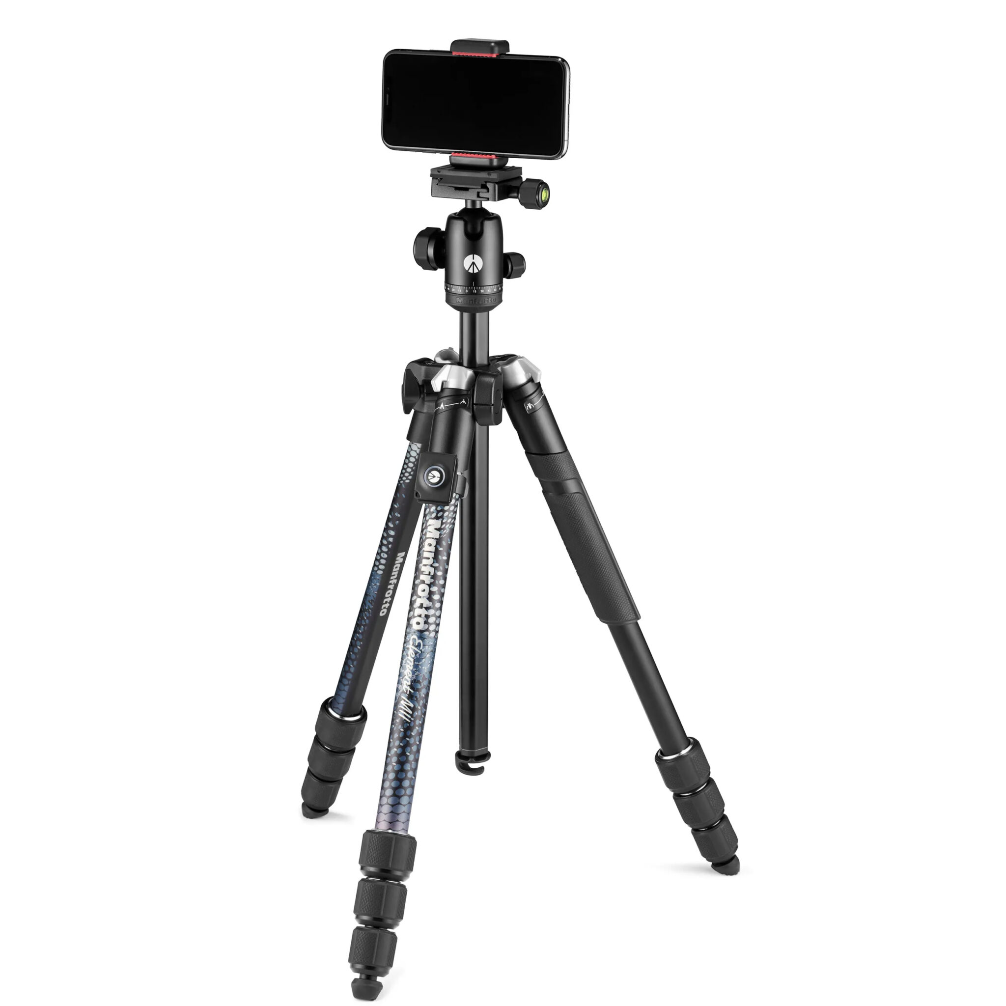 חצובה לטלפון כולל שלט Manfrotto Element MII – שחורה