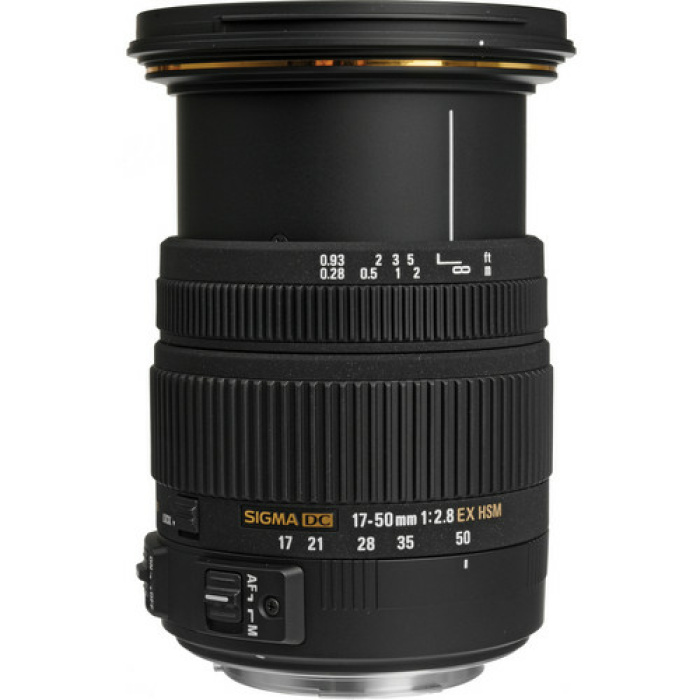 עדשה Sigma 17-50mm f/2.8 EX DC OS HSM למצלמות Canon
