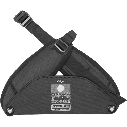 רצועת מותן לתיקי Peak Design Everyday Hip Belt שחורה