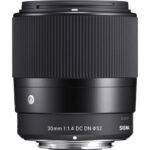 עדשה sigma 30 f/1.4 dc dn c למצלמות Sony