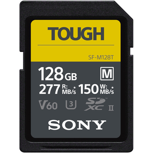 כרטיס זיכרון Sony 128GB SF-M Tough Series UHS-II SDXC